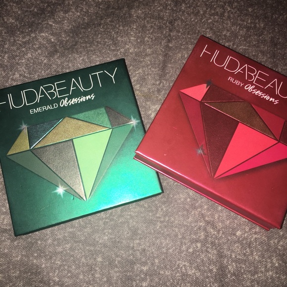 HUDA BEAUTY Other - Huda Beauty Ruby & Emerald Palette Bundle